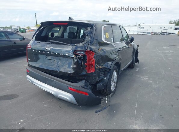 5XYP2DHC5MG179070 2021 KIA TELLURIDE Черный Задняя правая четверть