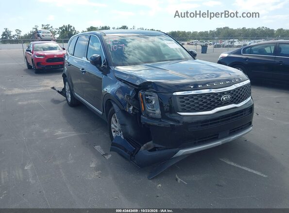 5XYP2DHC5MG179070 2021 KIA TELLURIDE Черный Передняя правая четверть