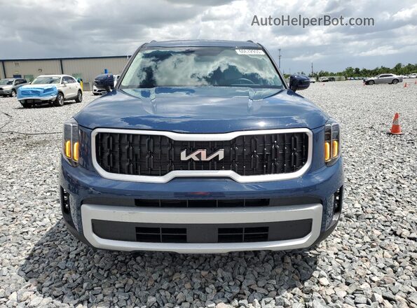 5XYP34GC8SG628687 2025 KIA TELLURIDE Blue Front view