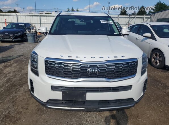 5XYP34HC1MG110471 2021 KIA TELLURIDE Белый Вид спереди