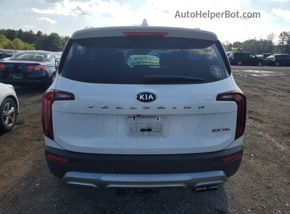5XYP34HC1MG110471 2021 KIA TELLURIDE Белый Вид сзади