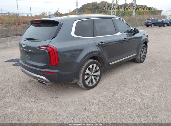 5XYP34HC7NG319862 2022 KIA TELLURIDE Gray Задня права чверть