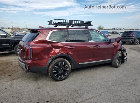 5XYP5DGC2PG387579 2023 KIA TELLURIDE Красный Задняя правая четверть