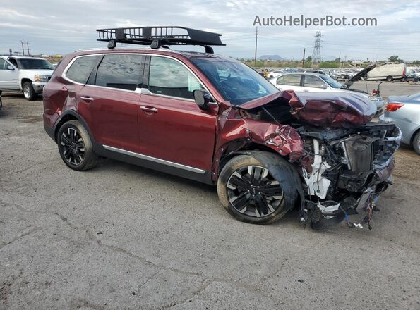 5XYP5DGC2PG387579 2023 KIA TELLURIDE Красный Передняя правая четверть