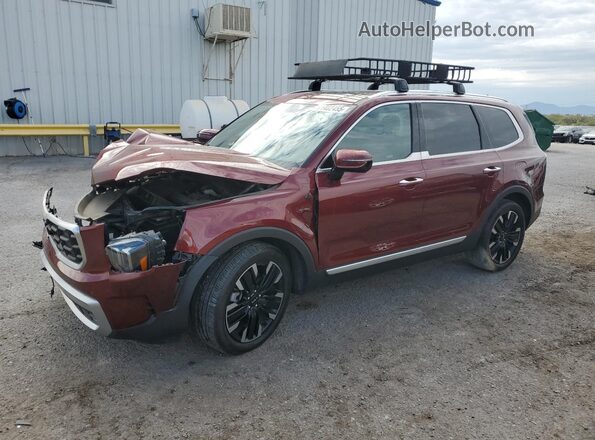 5XYP5DGC2PG387579 2023 KIA TELLURIDE Красный Передняя левая четверть