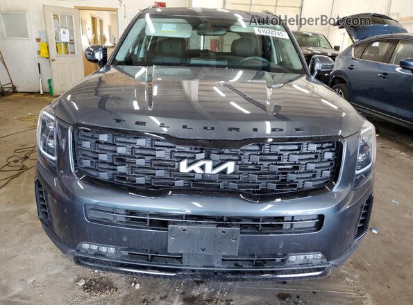5XYP5DHC2NG279300 2022 KIA TELLURIDE Серый Вид спереди