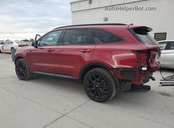 5XYRK4LF6MG073446 2021 KIA SORENTO Red Rear left