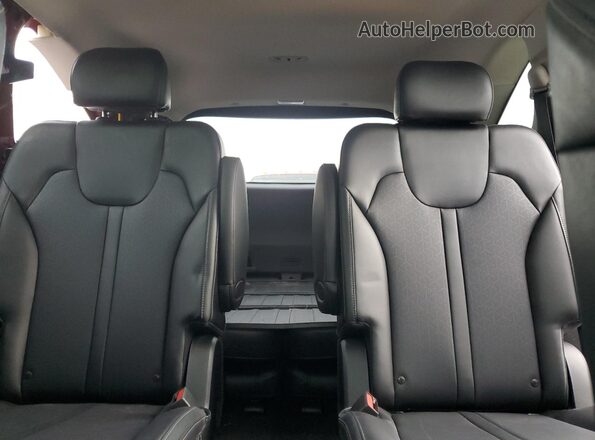 5XYRK4LF6MG073446 2021 KIA SORENTO Red Rear seats view