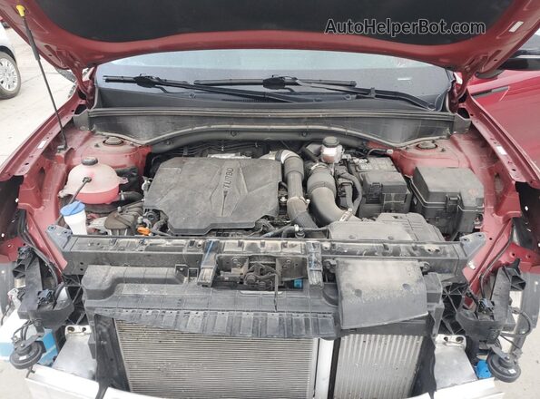 5XYRK4LF6MG073446 2021 KIA SORENTO Red Engine compartment view