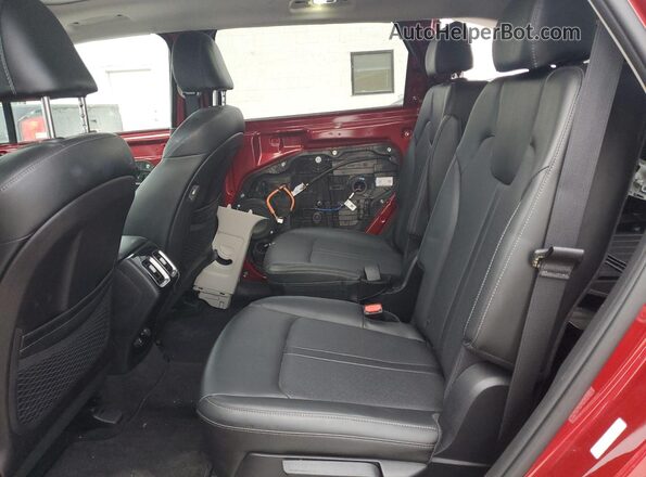 5XYRK4LF6MG073446 2021 KIA SORENTO Red Rear interior view