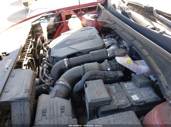 5XYRKDLF2NG094571 2022 KIA SORENTO Red Widok z tyłu
