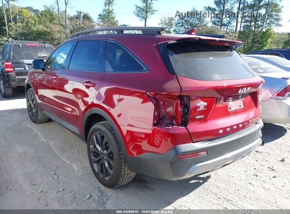 5XYRKDLF2NG094571 2022 KIA SORENTO Red Tył lewy