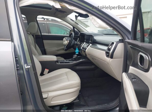 5XYRLDLC5MG060867 2021 KIA SORENTO Gray Front interior view