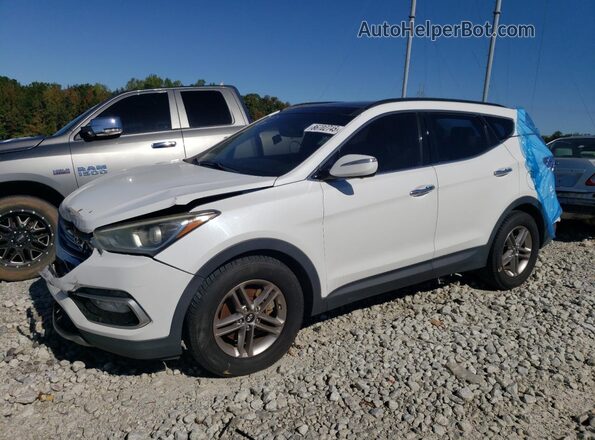 5XYZUDLB0HG480210 2017 HYUNDAI SANTA Белый Передняя левая четверть