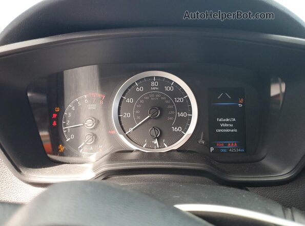 5YFEPMAE5NP297833 2022 TOYOTA LL Синий Вид щитка приборов