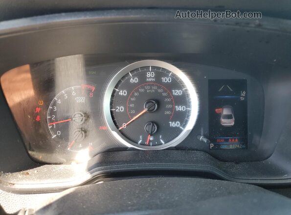 5YFP4MCE0MP067372 2021 TOYOTA LL Silver Вид щитка приладів