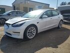 2022 Tesla Model 3 White vin: 5YJ3E1EA0NF369939
