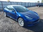2020 Tesla Model 3 Long Range Blue vin: 5YJ3E1EB0LF620626