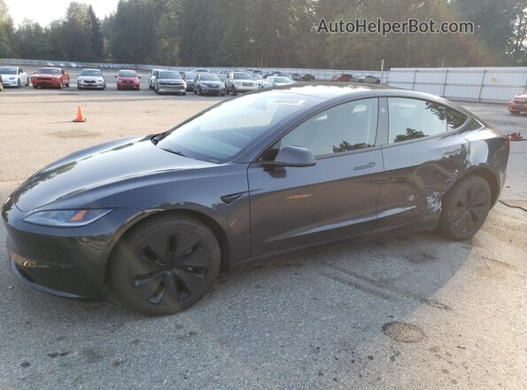 5YJ3E1EB0SF882774 2025 TESLA MODEL Gray Vista tres cuartos delantera izquierda