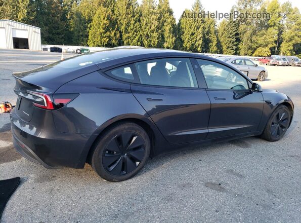5YJ3E1EB0SF882774 2025 TESLA MODEL Gray Trasero derecho