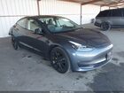 2022 Tesla Model 3 Long Range Dual Motor All-wheel Drive Gray vin: 5YJ3E1EB3NF179285
