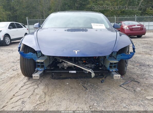 5YJ3E1EB6SF916023 2025 TESLA MODEL 3 Синий Вид спереди
