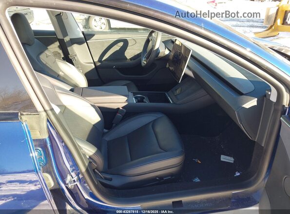 5YJ3E1EB7RF737029 2024 TESLA MODEL 3 Blue Vista interior delantera