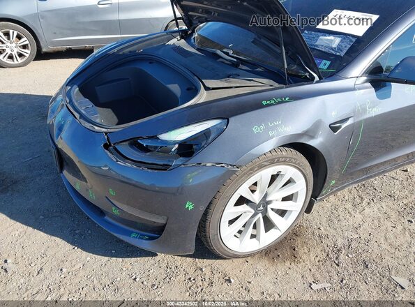 5YJ3E1EB8MF980258 2021 TESLA MODEL 3 Серый Вид спереди