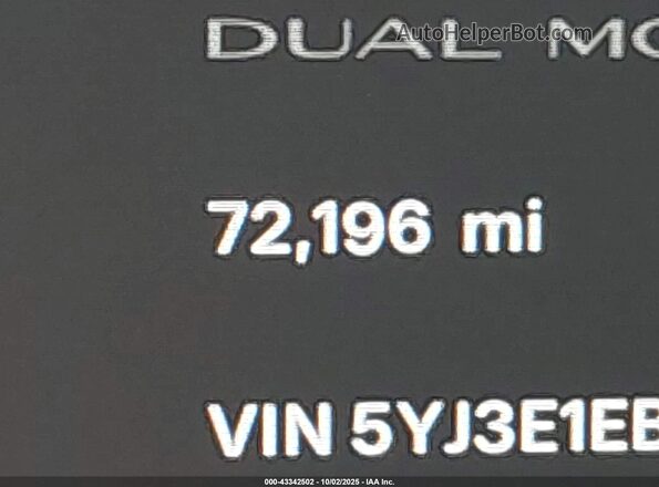 5YJ3E1EB8MF980258 2021 TESLA MODEL 3 Серый 