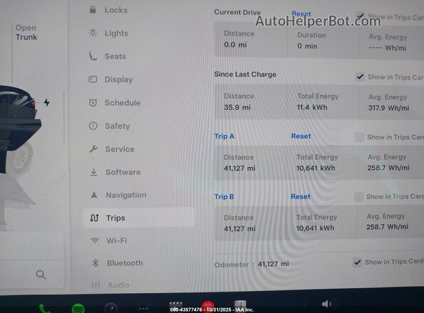 5YJ3E1EB8NF243448 2022 TESLA MODEL 3 Black Widok wnętrza 360 stopni