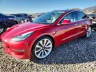 2018 Tesla Model 3 Red vin: 5YJ3E1EB9JF055564