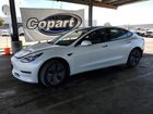 2020 Tesla Model 3 White vin: 5YJ3E1EB9LF650143