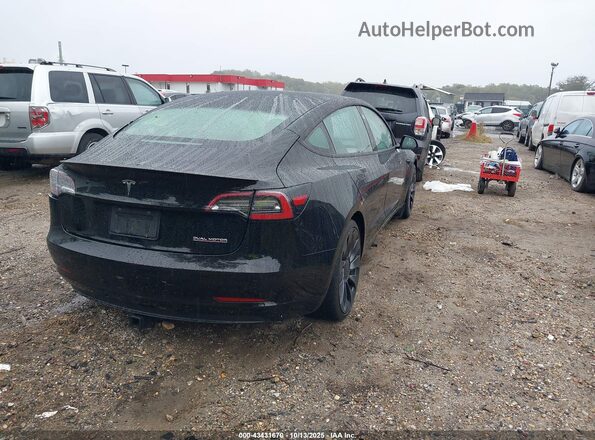 5YJ3E1ECXMF914237 2021 TESLA MODEL 3 Black Задня права чверть