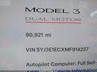 2021 Tesla Model 3 Performance Dual Motor All-wheel Drive Black vin: 5YJ3E1ECXMF914237