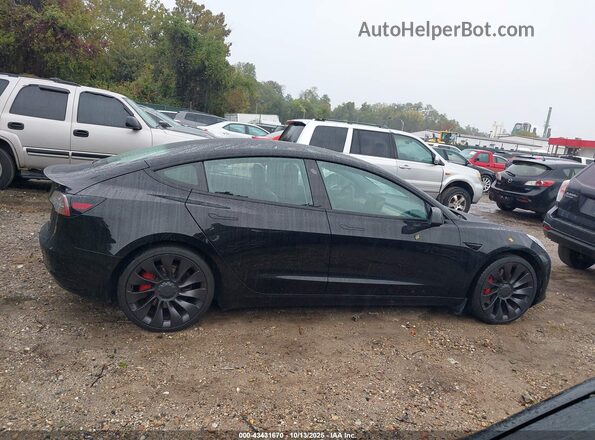 5YJ3E1ECXMF914237 2021 TESLA MODEL 3 Black Вид задньої частини салону