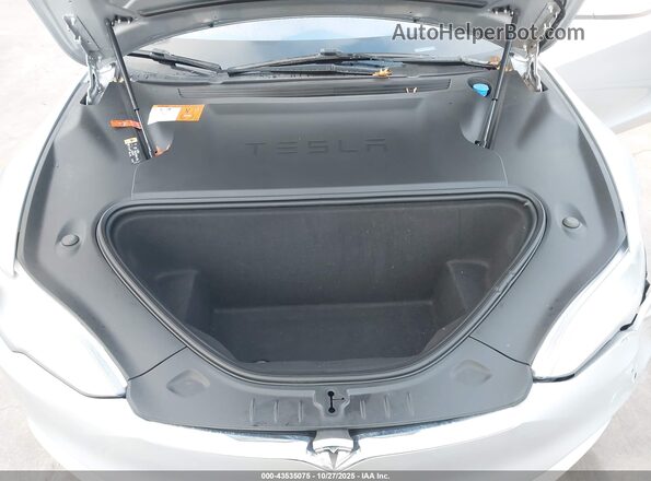 5YJSA1E10HF220331 2017 TESLA MODEL S Silver Widok z tyłu