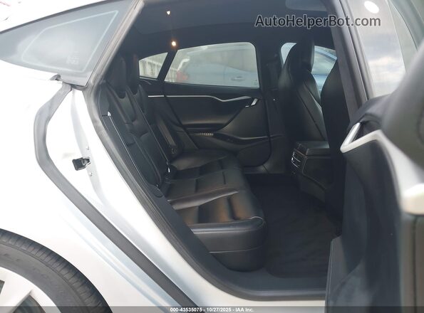 5YJSA1E10HF220331 2017 TESLA MODEL S Silver Widok naklejki z numerem VIN