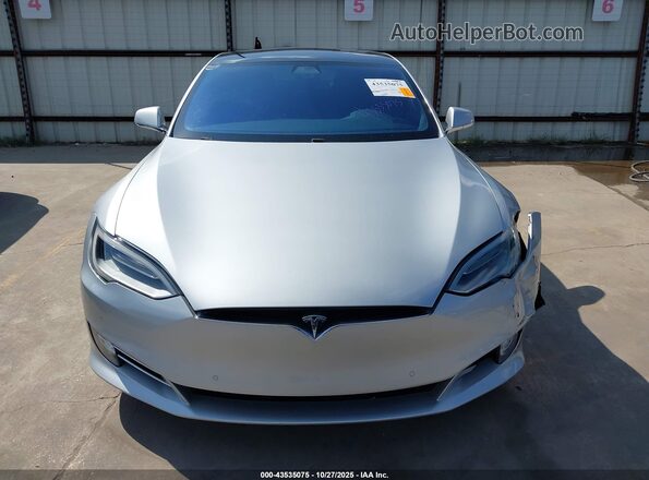 5YJSA1E10HF220331 2017 TESLA MODEL S Silver Widok zestawu wskaźników