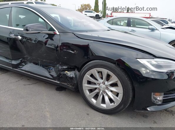 5YJSA1E20KF345815 2019 TESLA MODEL S Black Widok z przodu