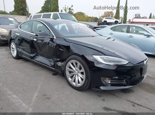 5YJSA1E20KF345815 2019 TESLA MODEL S Black Przód prawy