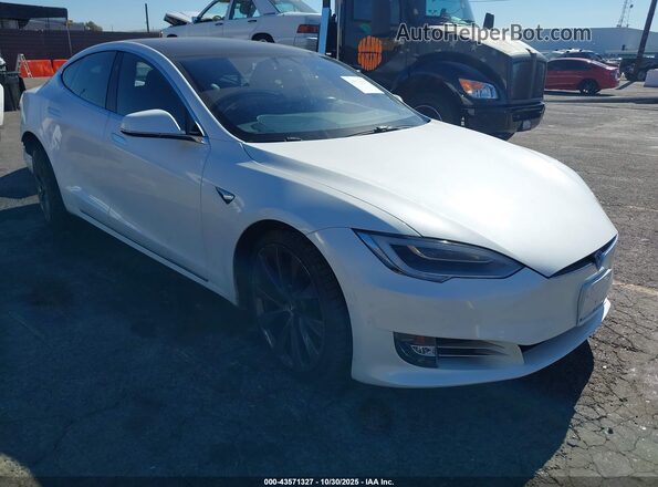 5YJSA1E23LF370211 2020 TESLA MODEL S White წინა მარჯვენა