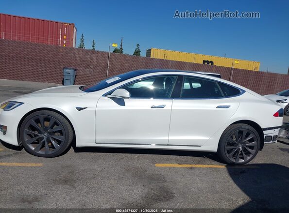 5YJSA1E23LF370211 2020 TESLA MODEL S White სალონის 360-გრადუსიანი ხედი