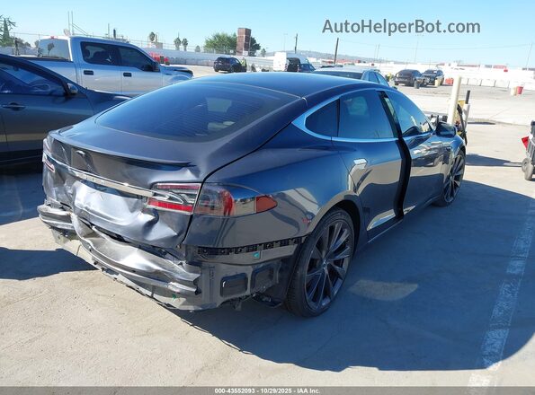 5YJSA1E46KF313596 2019 TESLA MODEL S Gray Tył prawy