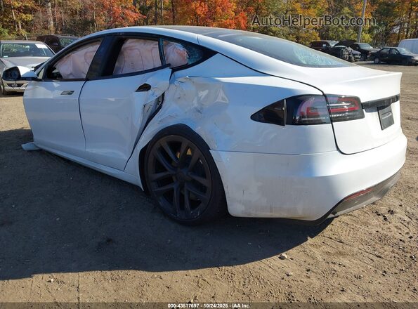 5YJSA1E57SF548470 2025 TESLA MODEL S Белый Задняя левая четверть