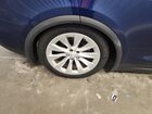 2016 Tesla Model X Синий vin: 5YJXCBE27GF017661 Damage: Right Rear Wheel, Curb Rash, 5 To 6 Inches
