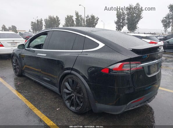5YJXCBE29LF260804 2020 TESLA MODEL X Black Tył lewy
