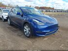 2021 Tesla Model Y Long Range Dual Motor All-wheel Drive Blue vin: 5YJYGDEE5MF065914