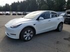 2020 Tesla Model Y White vin: 5YJYGDEE6LF023427