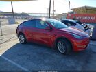 2021 Tesla Model Y Long Range Dual Motor All-wheel Drive Red vin: 5YJYGDEE8MF203817