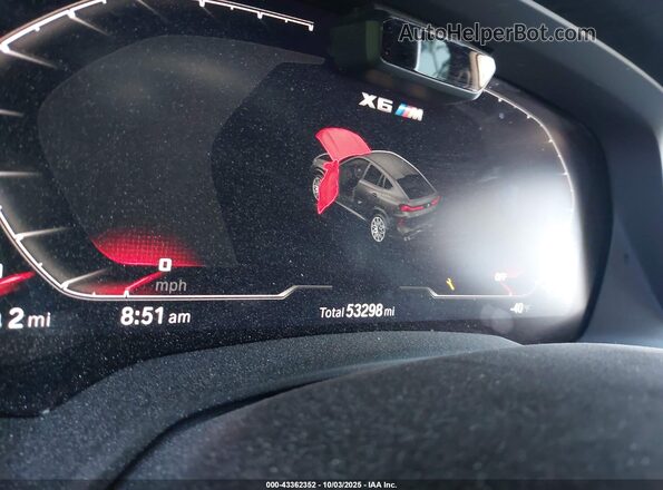 5YMCY0C0XM9G56512 2021 BMW X6 M Black Widok tylnych siedzeń